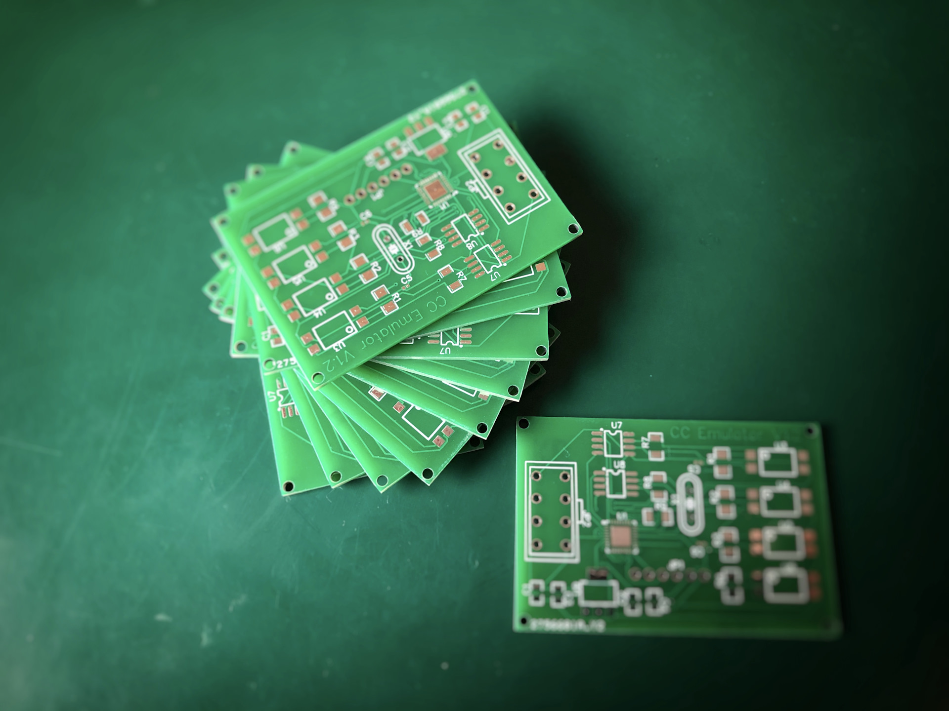 Pierwsza wersja płytki PCB